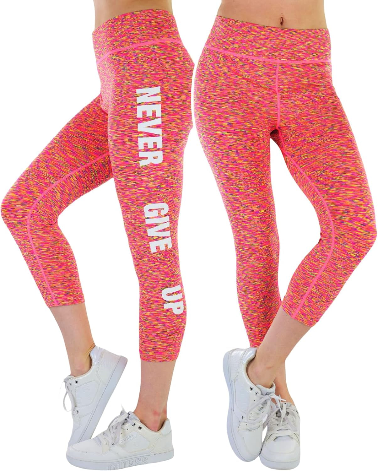 Tobeinstyle Women’S Comfort Heather Assorted Active Wear Seamless Leggings