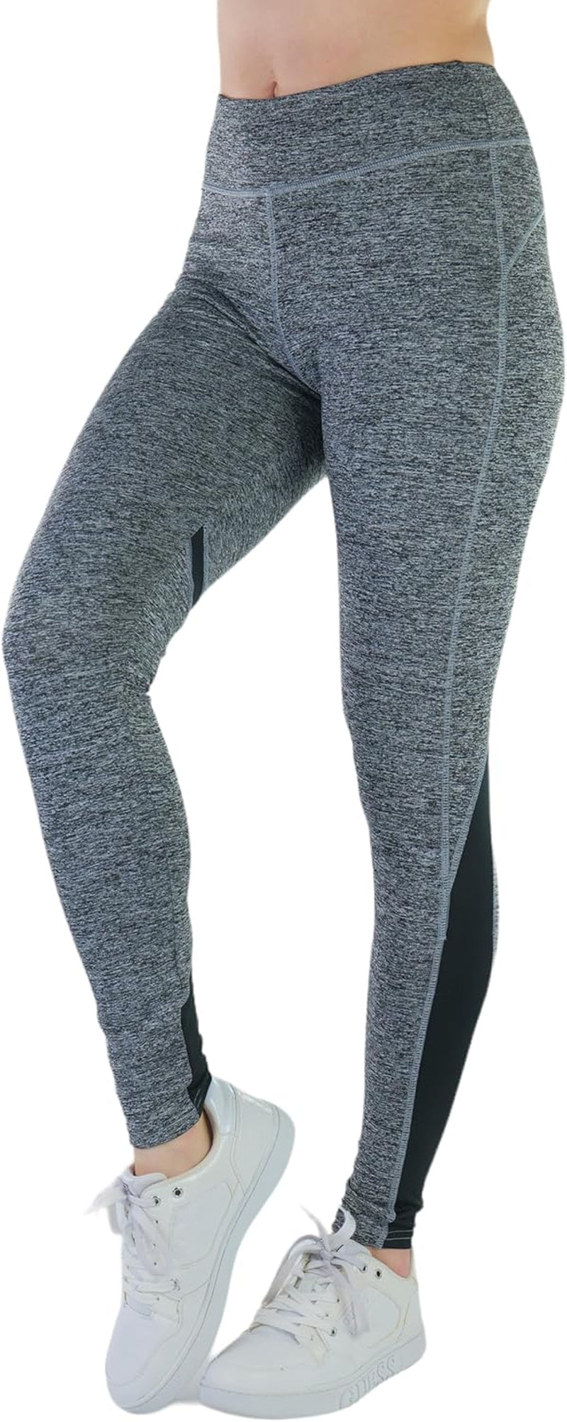 Tobeinstyle Women’S Comfort Heather Assorted Active Wear Seamless Leggings