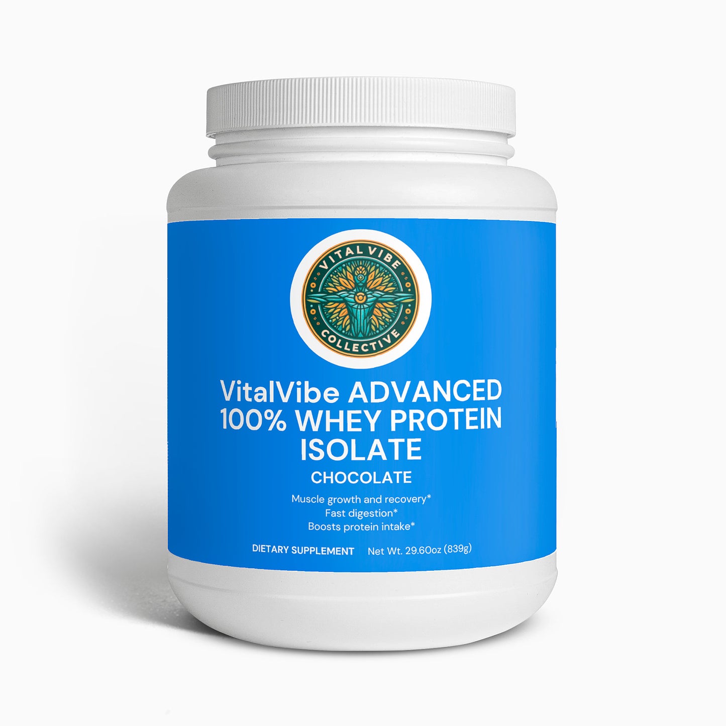 Pure VitalVibe Performance: Chocolate Whey Protein Isolate