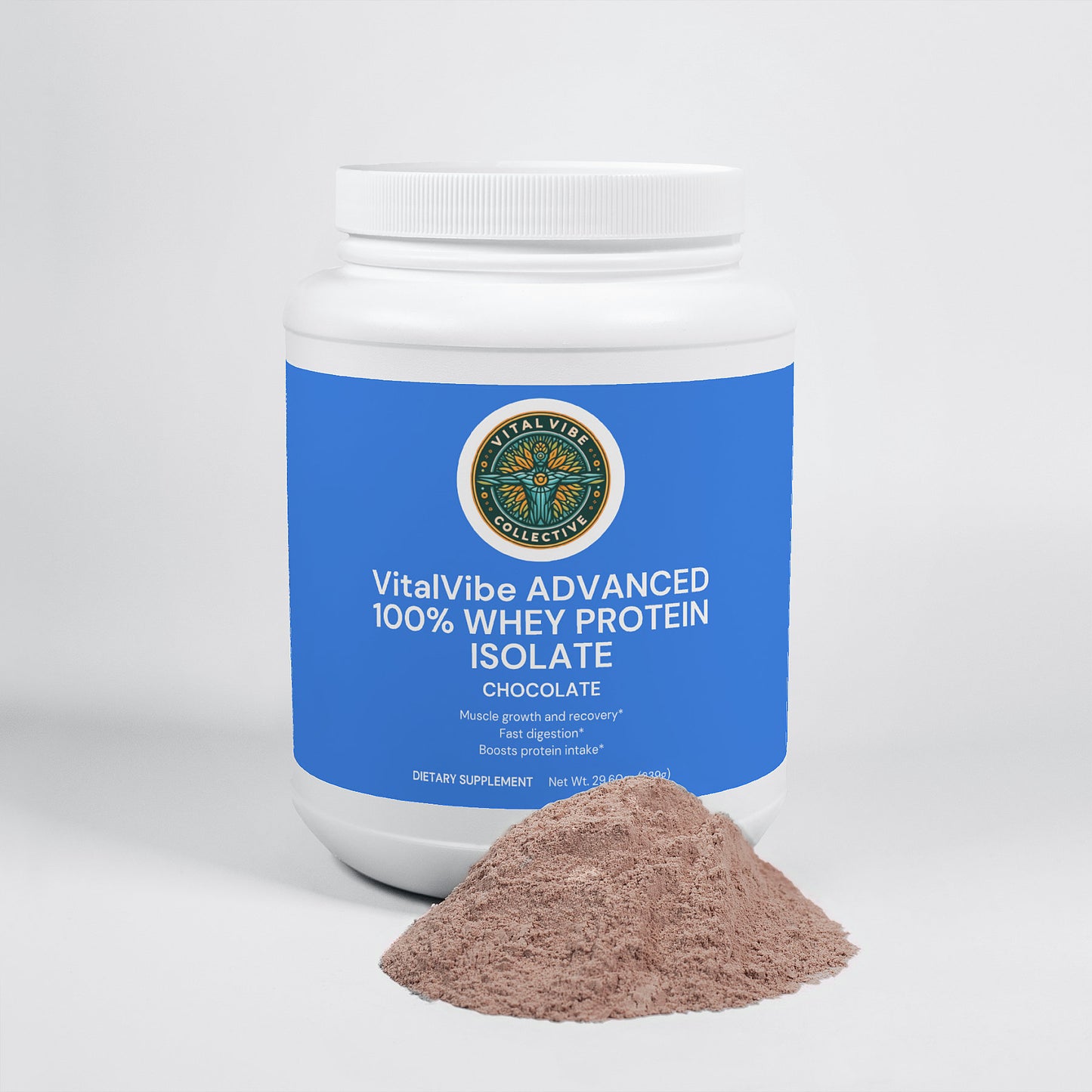Pure VitalVibe Performance: Chocolate Whey Protein Isolate