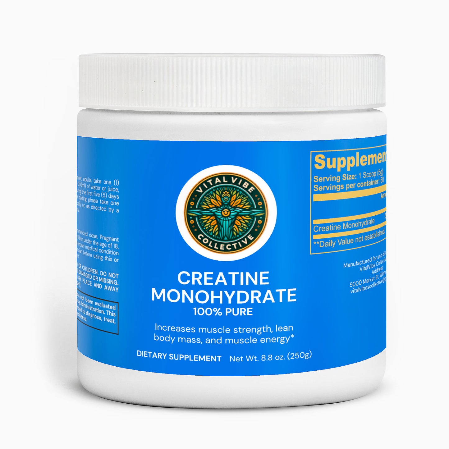 VitalVibe Creatine Monohydrate: Power Your Performance