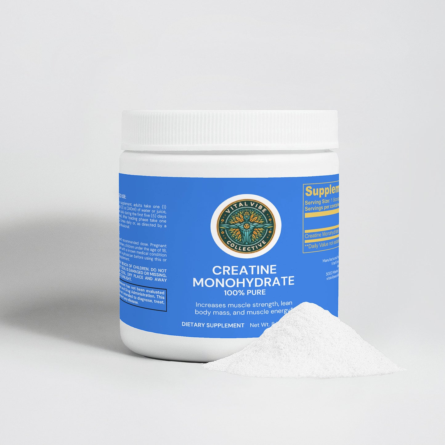 VitalVibe Creatine Monohydrate: Power Your Performance