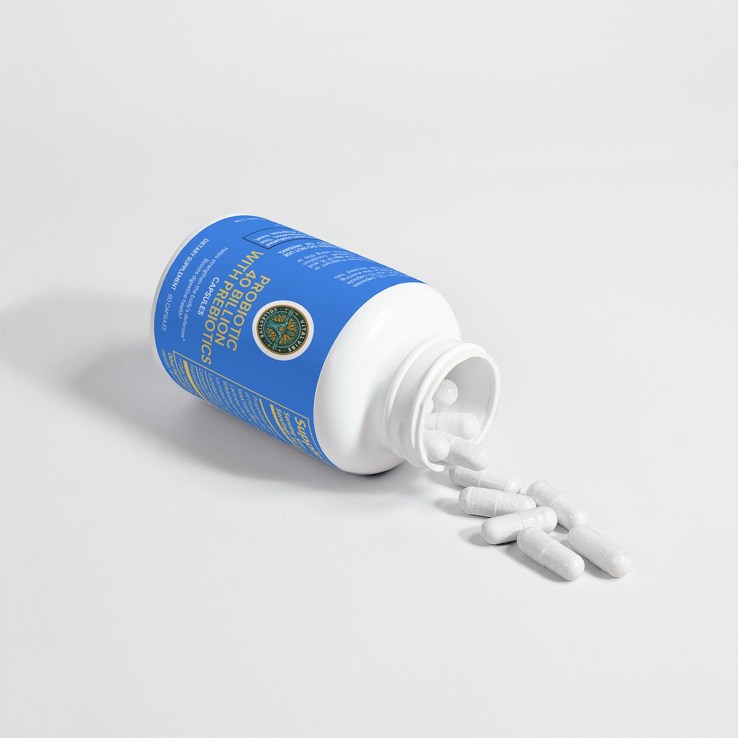 VitalVibe Probiotic 40 Billion with Prebiotics: Gut Health and Immunity