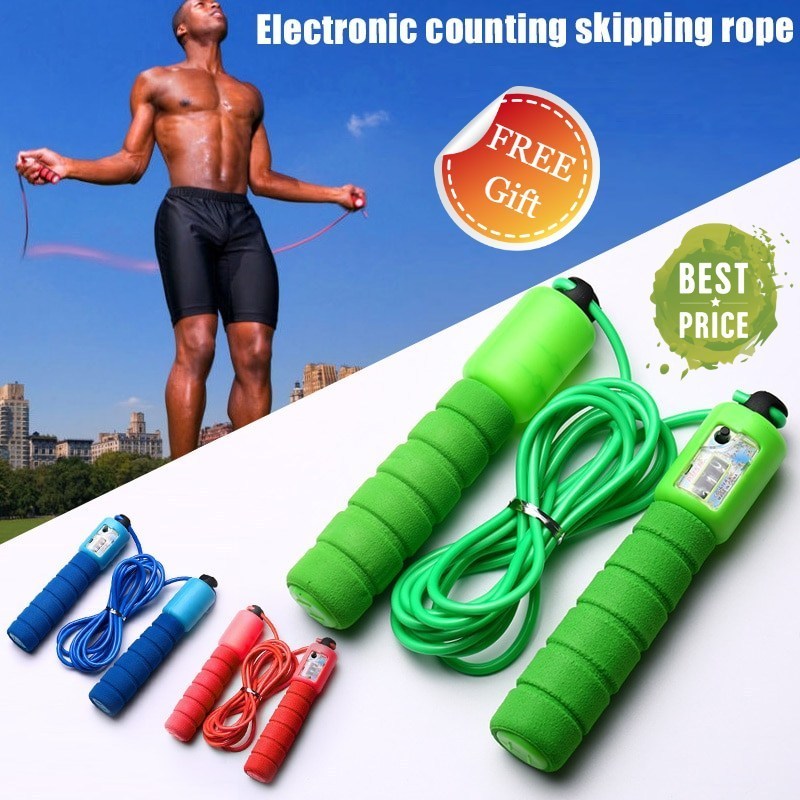 Smart Jump Rope with Counter – Effortless Tracking & High-Speed Rotation