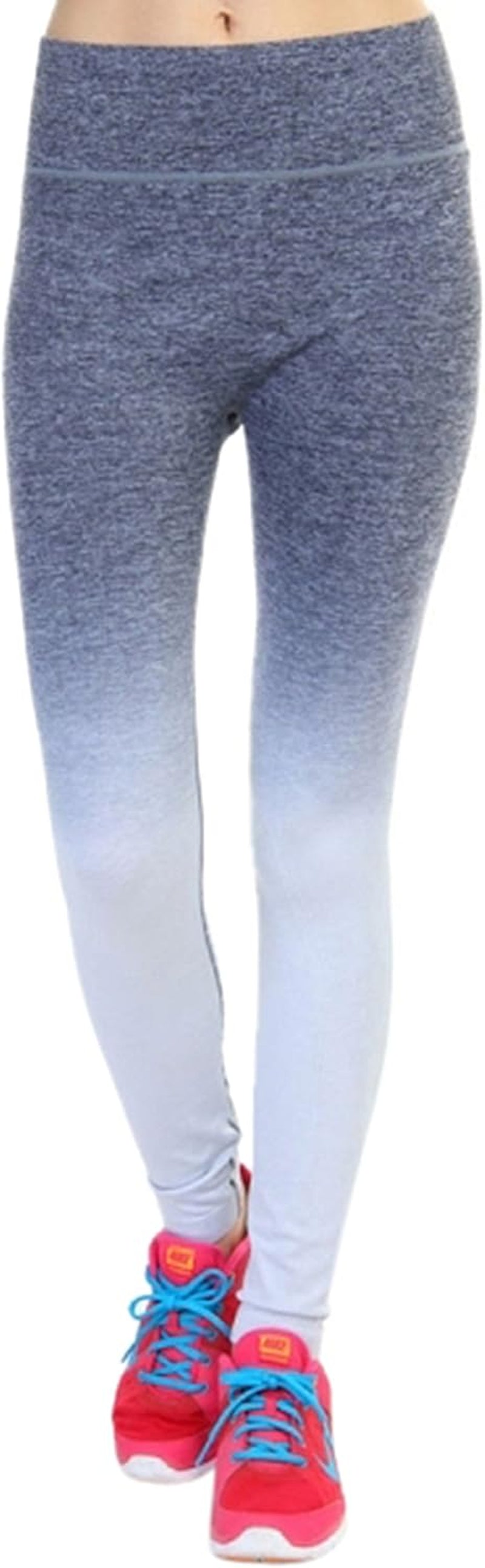 Tobeinstyle Women’S Comfort Heather Assorted Active Wear Seamless Leggings