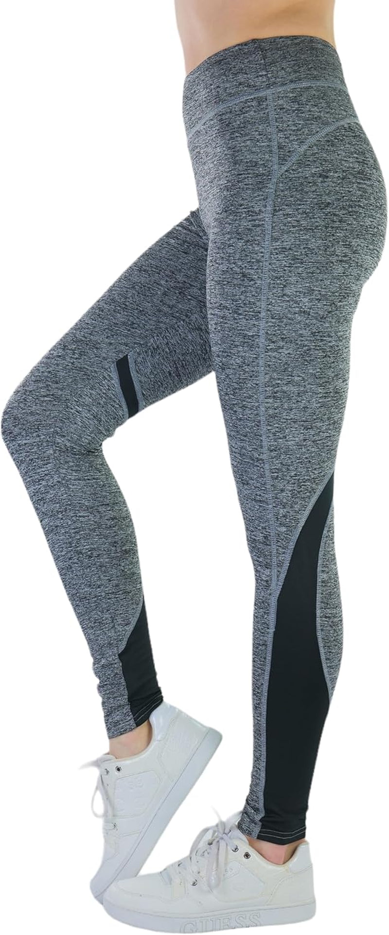 Tobeinstyle Women’S Comfort Heather Assorted Active Wear Seamless Leggings