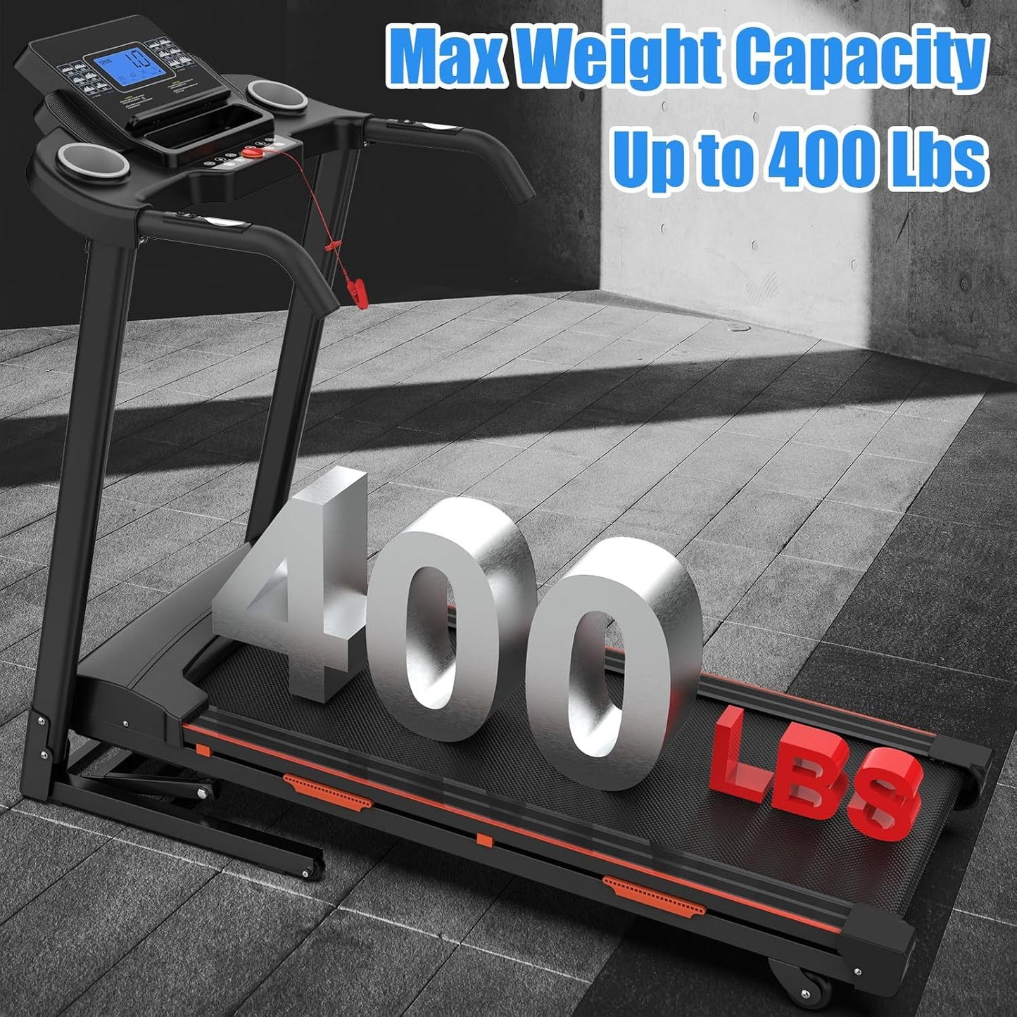 Home Automatic Tilt Treadmill – Powerful, Foldable & Energy-Efficient