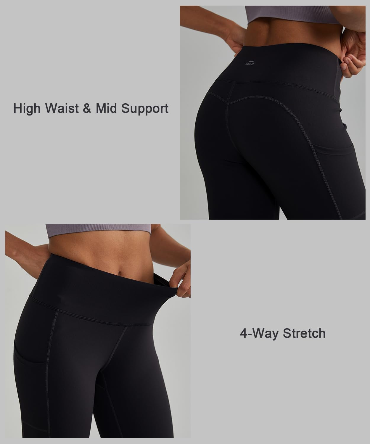 ALONG FIT Anti-Nail Leggings for Women Capri