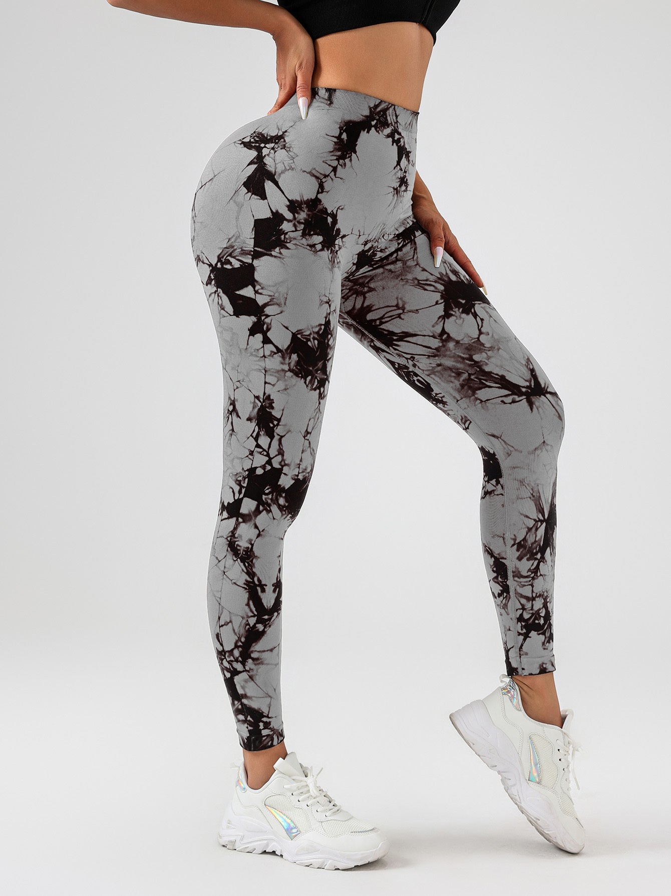 5pcs Dyed Yoga Pants