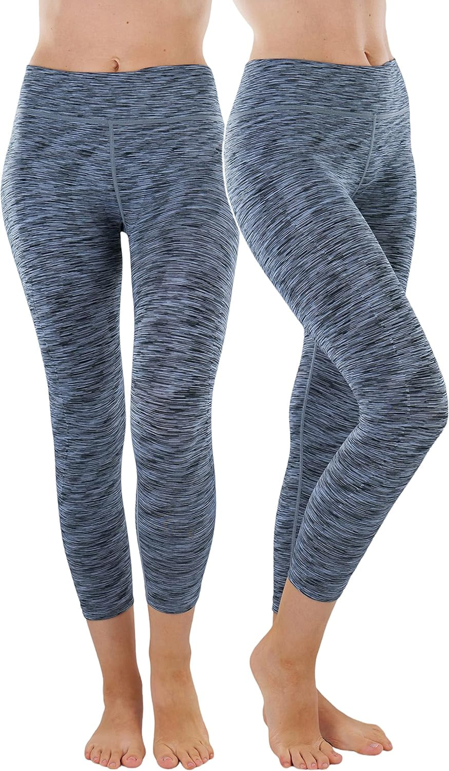 Tobeinstyle Women’S Comfort Heather Assorted Active Wear Seamless Leggings