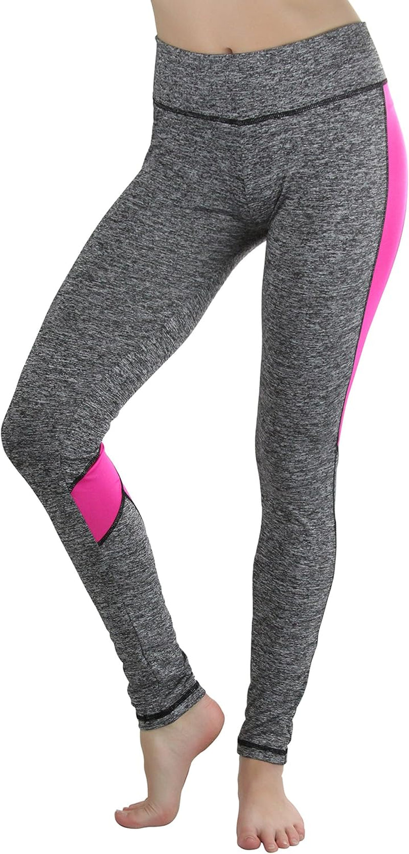 Tobeinstyle Women’S Comfort Heather Assorted Active Wear Seamless Leggings