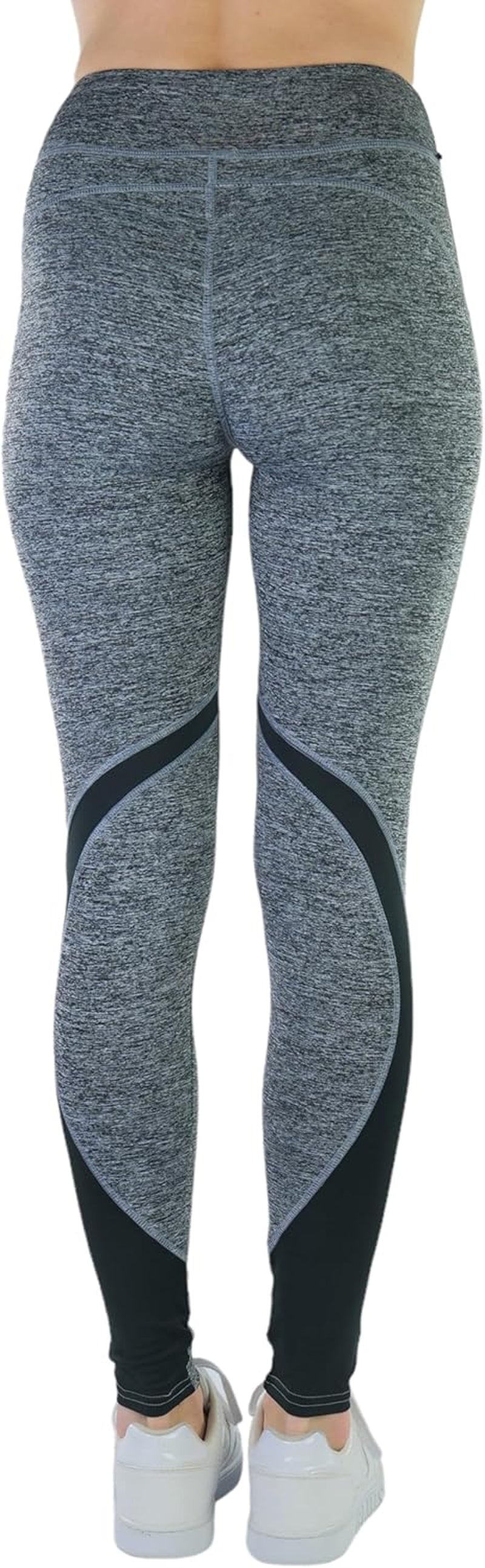 Tobeinstyle Women’S Comfort Heather Assorted Active Wear Seamless Leggings