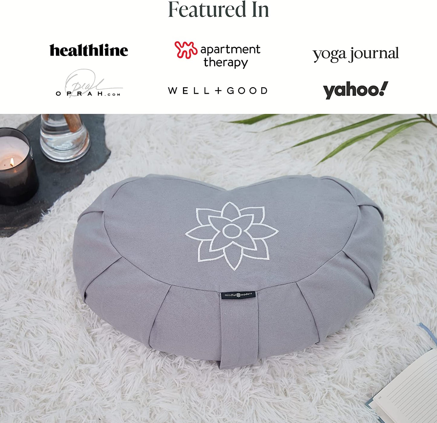 Zafu Yoga Bolster Meditation Cushion