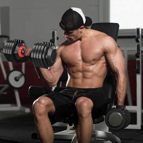 💪 VitalVibe 10-in-1 Adjustable Dumbbell – Full-Body Strength Training for Home Gym