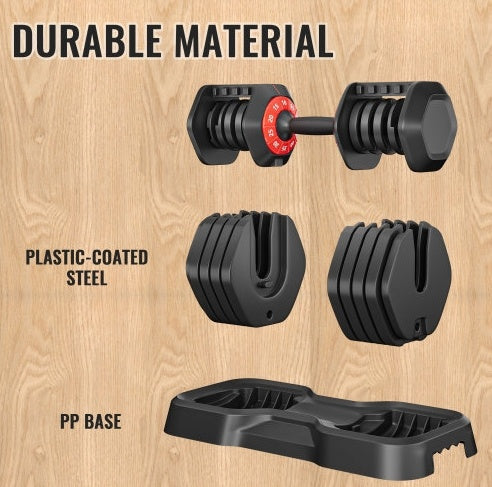 💪 VitalVibe 10-in-1 Adjustable Dumbbell – Full-Body Strength Training for Home Gym