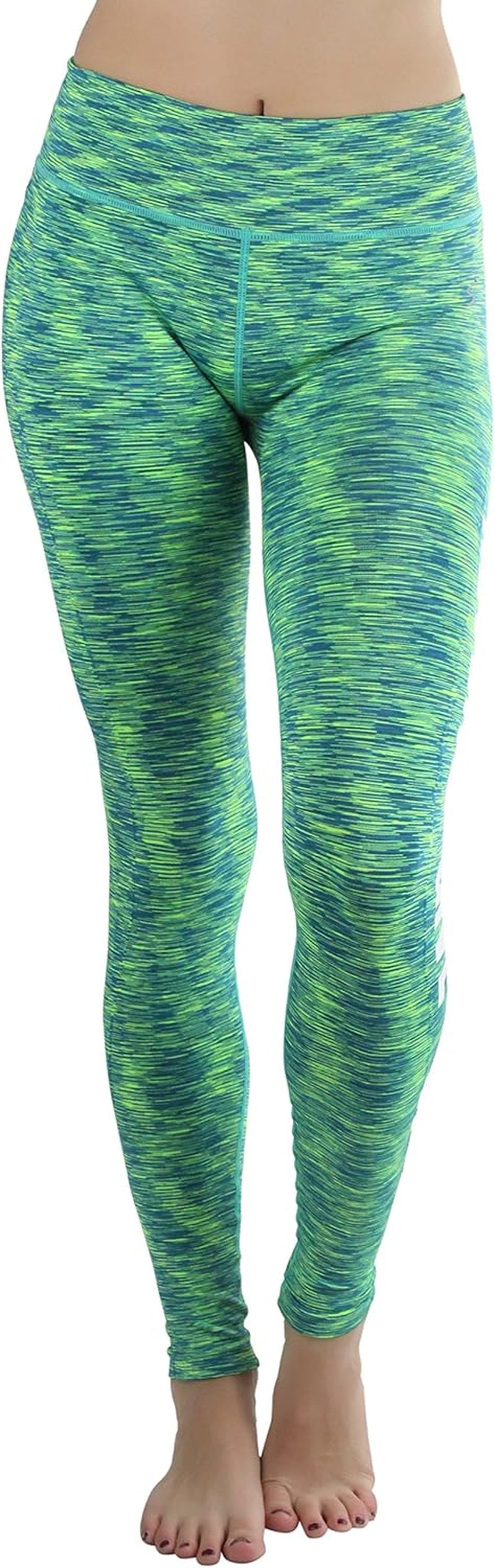 Tobeinstyle Women’S Comfort Heather Assorted Active Wear Seamless Leggings