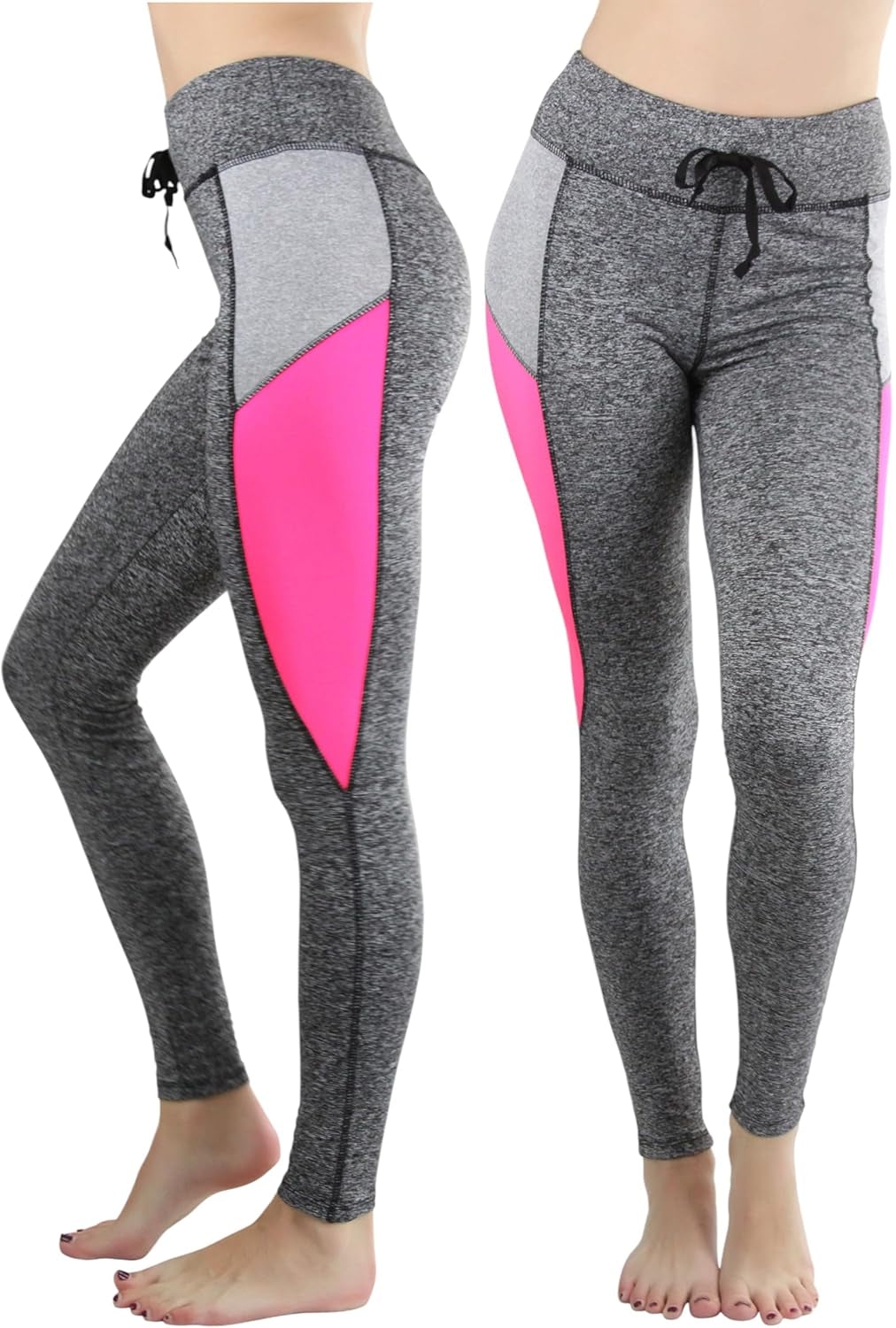 Tobeinstyle Women’S Comfort Heather Assorted Active Wear Seamless Leggings
