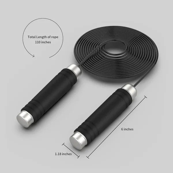 Tangle-Free Adjustable Jump Rope – Smooth, Fast & Customizable