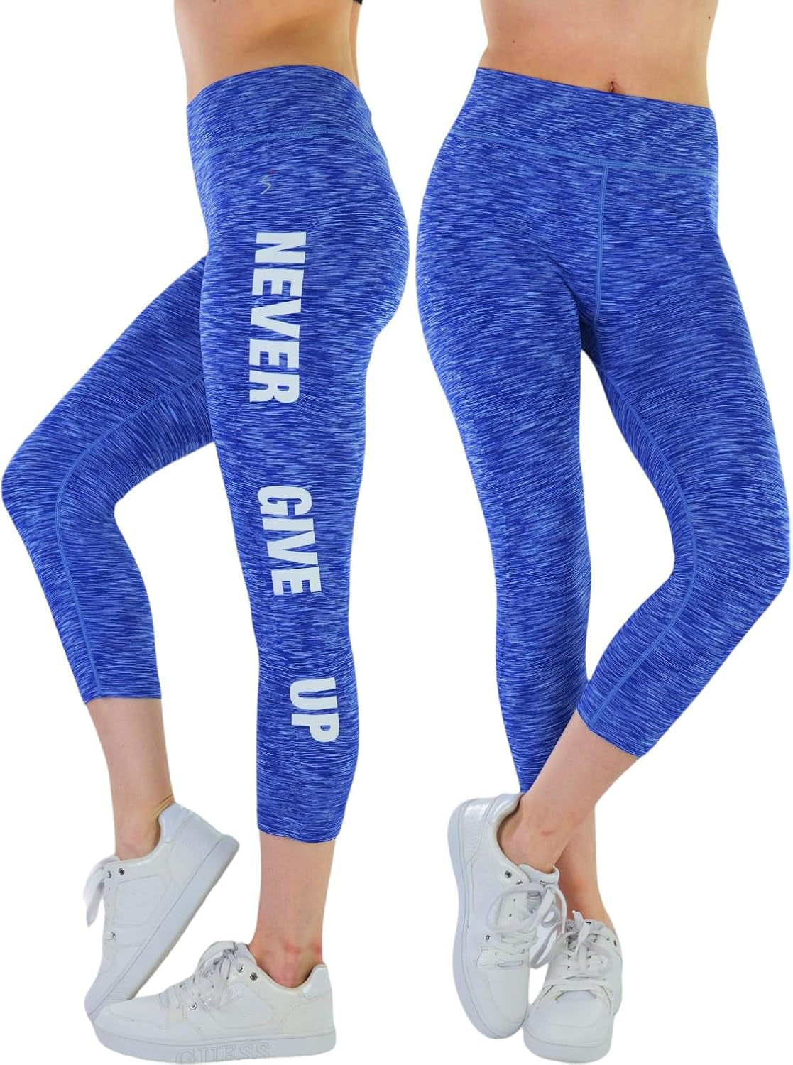 Tobeinstyle Women’S Comfort Heather Assorted Active Wear Seamless Leggings