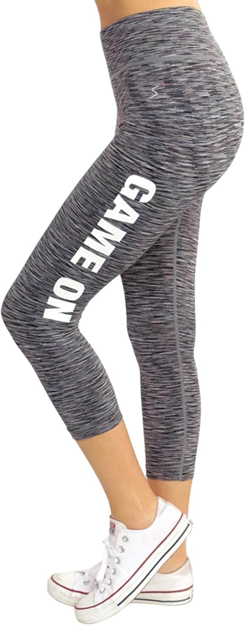 Tobeinstyle Women’S Comfort Heather Assorted Active Wear Seamless Leggings