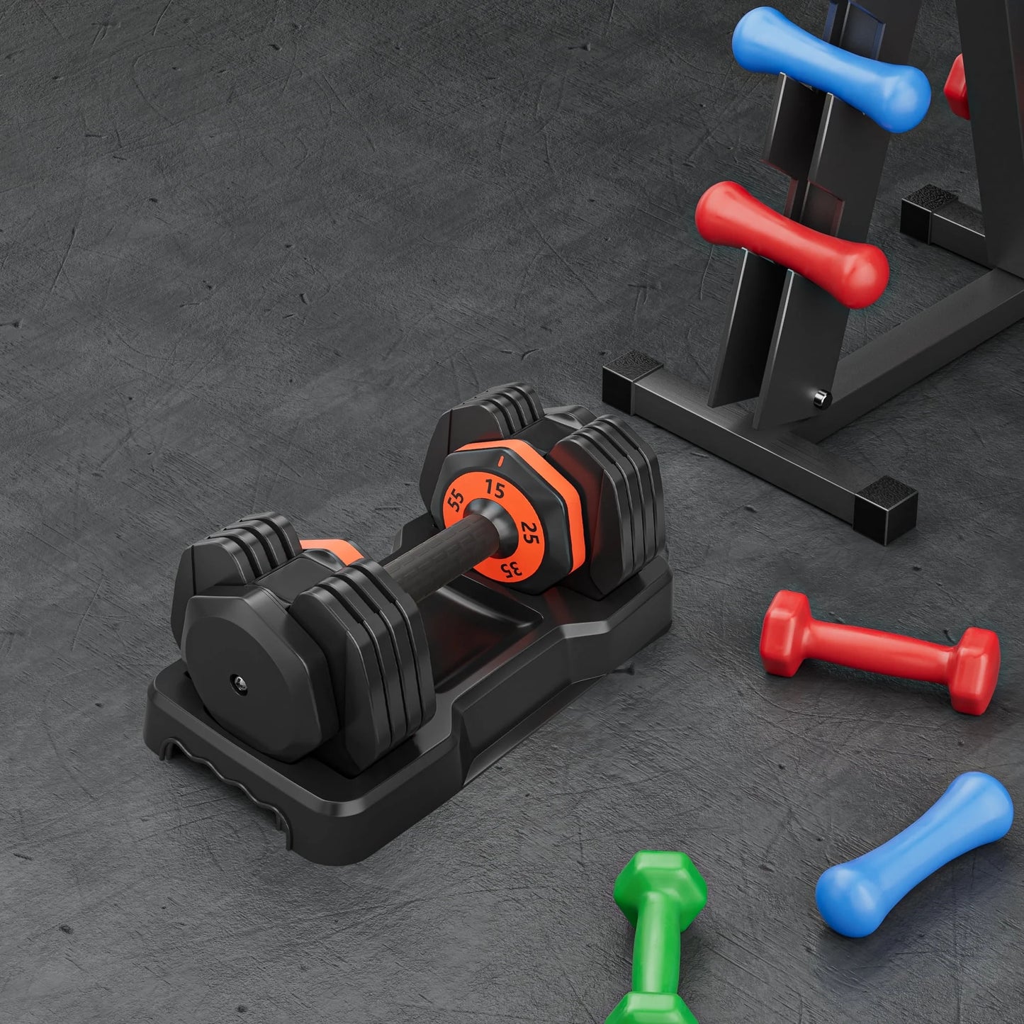 Adjustable Dumbbell Set, 5 in 1