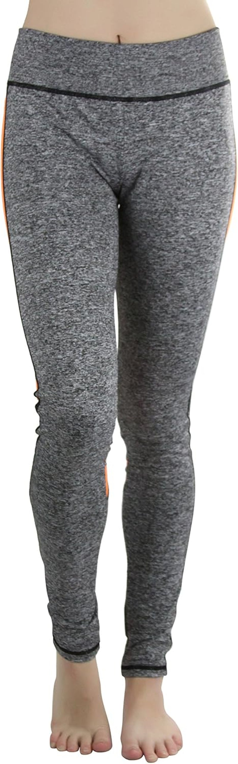 Tobeinstyle Women’S Comfort Heather Assorted Active Wear Seamless Leggings