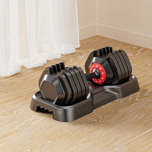 VitalVibe 9-in-1 Adjustable Dumbbell – Quick-Select Strength Training for Home & Gym