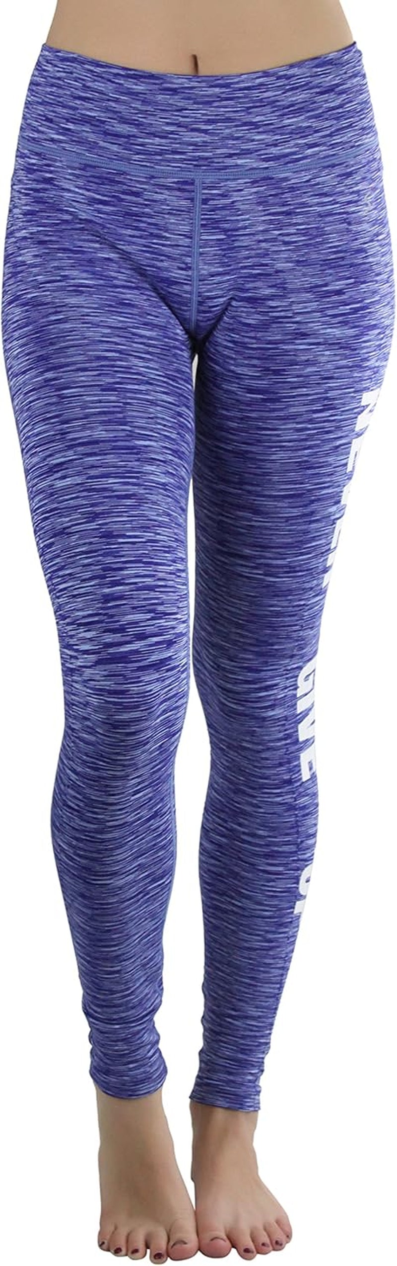 Tobeinstyle Women’S Comfort Heather Assorted Active Wear Seamless Leggings