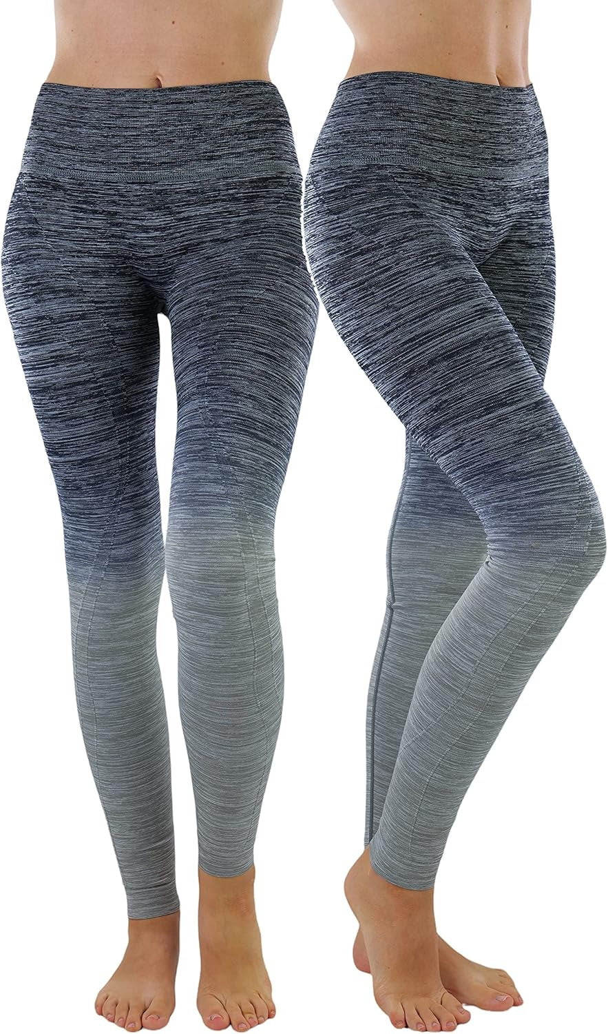 Tobeinstyle Women’S Comfort Heather Assorted Active Wear Seamless Leggings