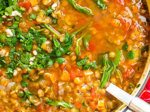 Lentil and Spinach Stew