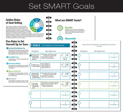 Workout Fitness Journal Nutrition Planners: Clip-In Bookmark