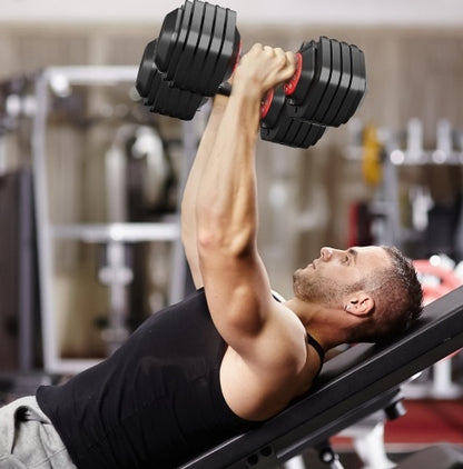 💪 VitalVibe 10-in-1 Adjustable Dumbbell – Full-Body Strength Training for Home Gym
