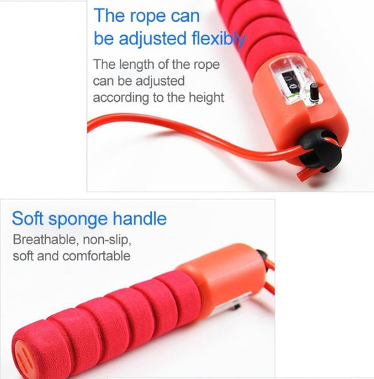 Smart Jump Rope with Counter – Effortless Tracking & High-Speed Rotation