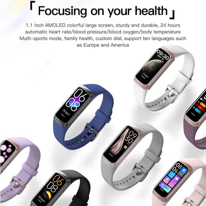 Fitness Trackers  Oled Screen Heart Rate Sleep Monitor Step Tracker 
