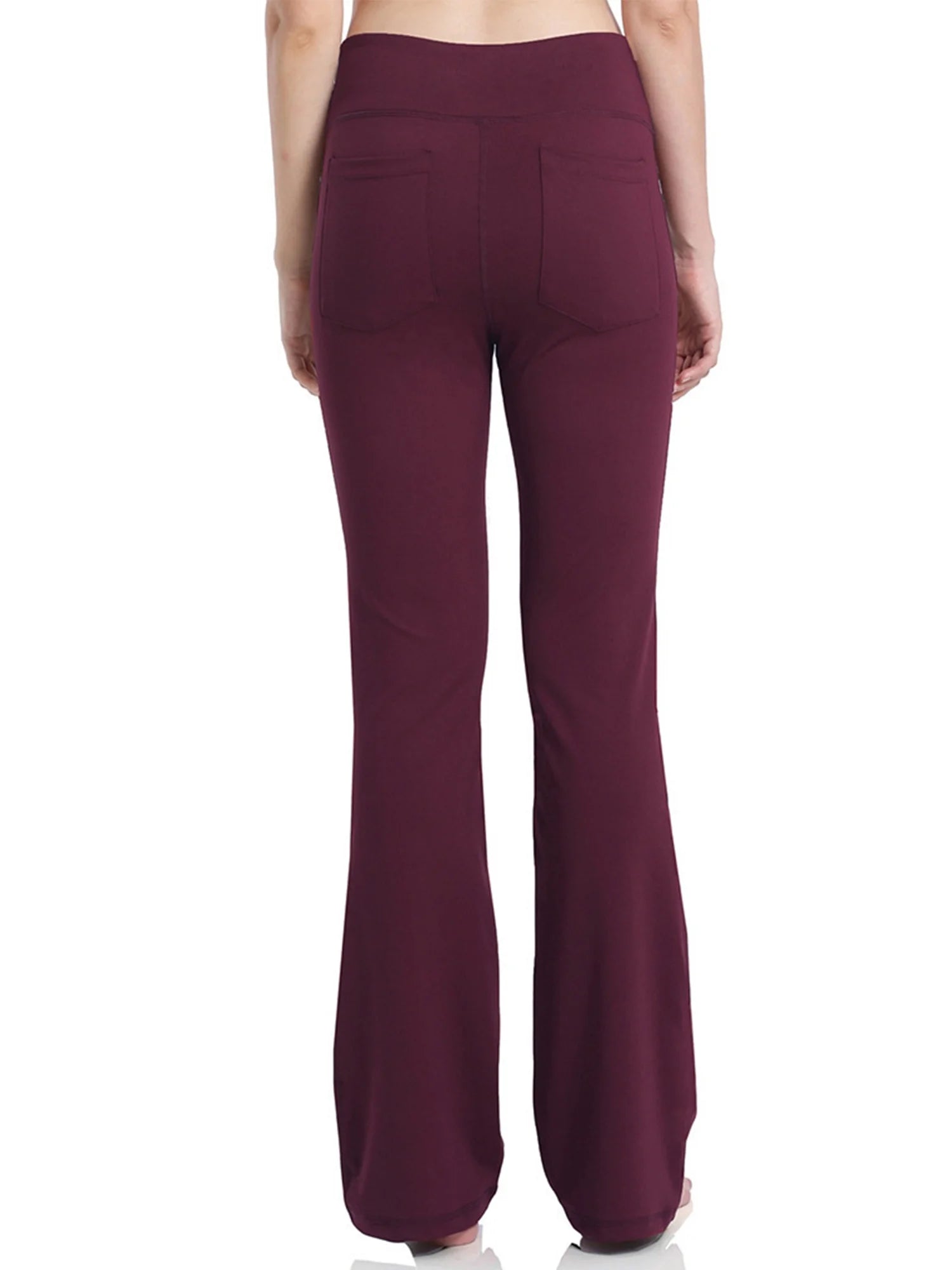 Avamo Women'S Bootcut Yoga Pants with Pockets Moisture-Wicking High Waist Bootleg Gym Fitness Trousers plus Size Pant Stretch Yoga Workout Pants for Women