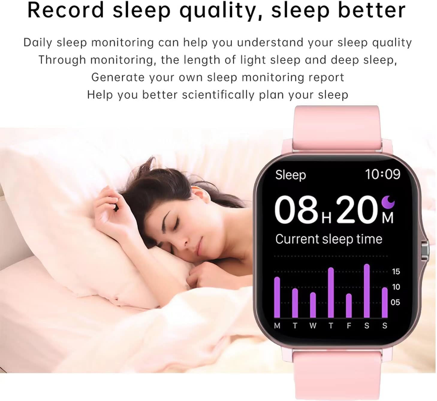 Smart Fitness Tracker Watch for Android/Ios 