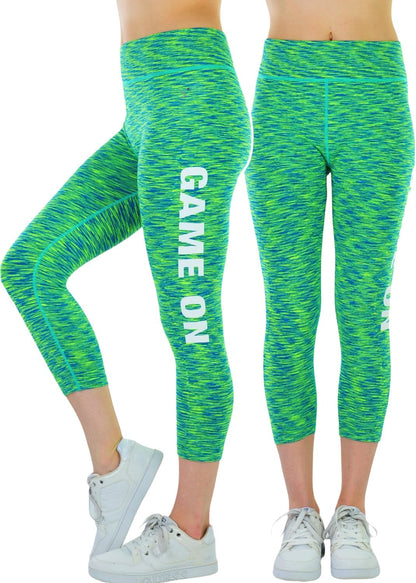 Tobeinstyle Women’S Comfort Heather Assorted Active Wear Seamless Leggings