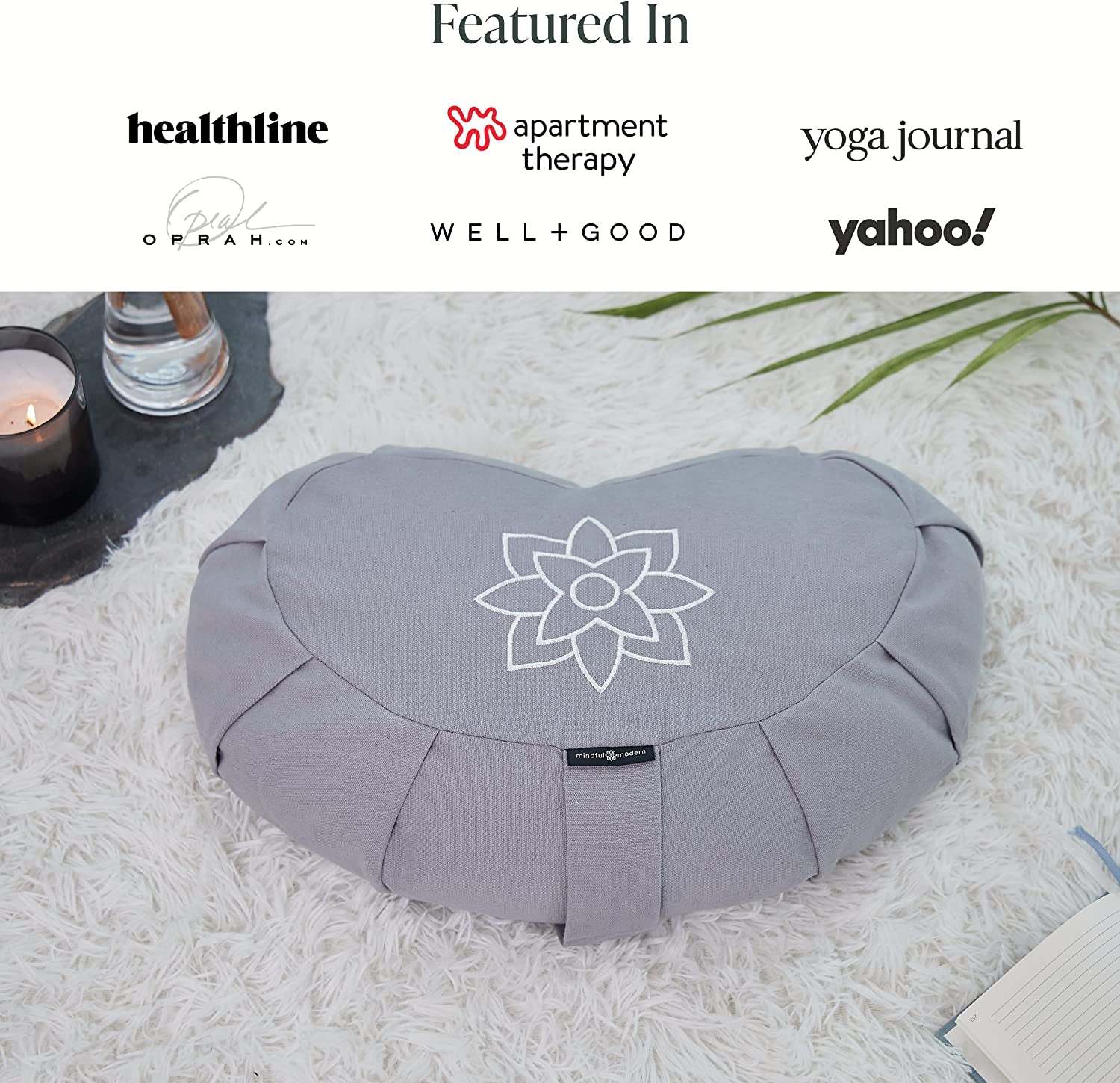 Zafu Yoga Bolster Meditation Cushion