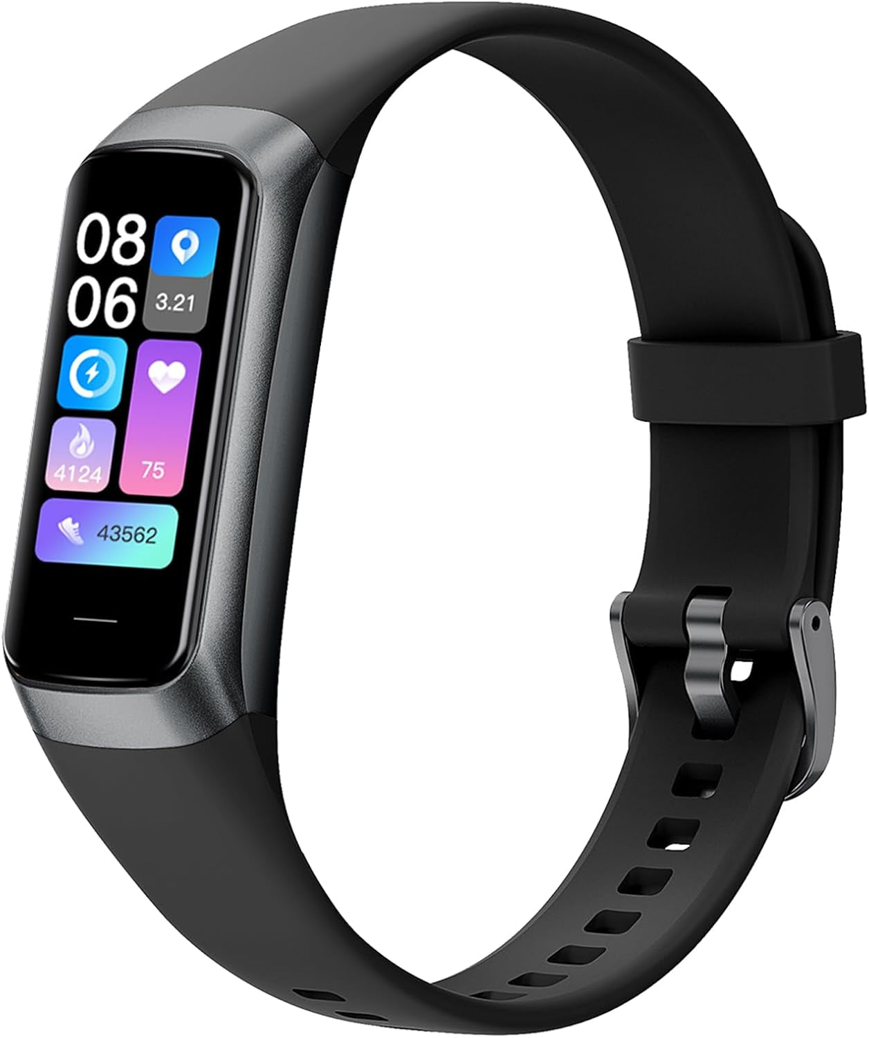 Fitness Trackers  Oled Screen Heart Rate Sleep Monitor Step Tracker 