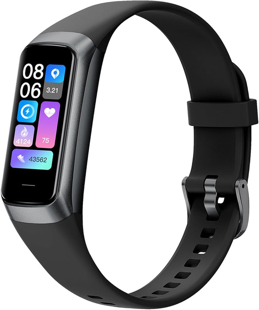 Fitness Trackers  Oled Screen Heart Rate Sleep Monitor Step Tracker 