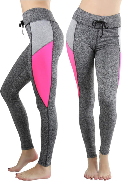Tobeinstyle Women’S Comfort Heather Assorted Active Wear Seamless Leggings