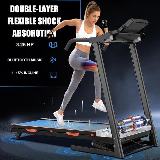 Home Automatic Tilt Treadmill – Powerful, Foldable & Energy-Efficient