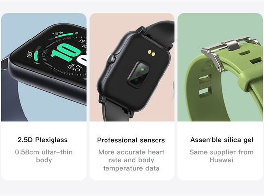 Full Screen IWaterproof Ultra-Thin Smartwatch