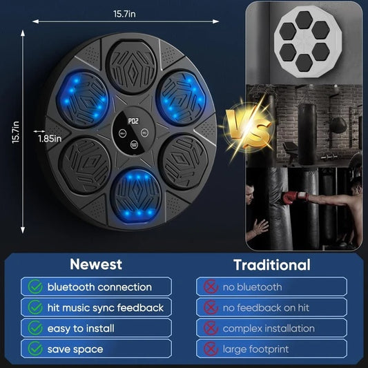 🥊 Music Boxing Machine – Interactive Rhythm Training for Adults & Fitness Enthusiasts