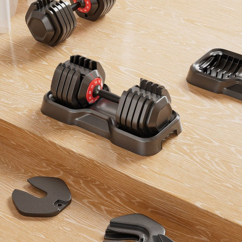 VitalVibe 9-in-1 Adjustable Dumbbell – Quick-Select Strength Training for Home & Gym