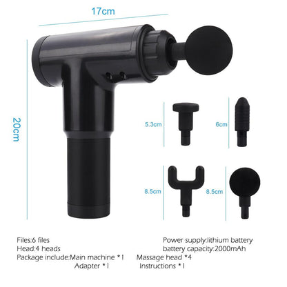 High Quality 6-Speed Handheld Massager – Deep Tissue Relief & Portabilityr